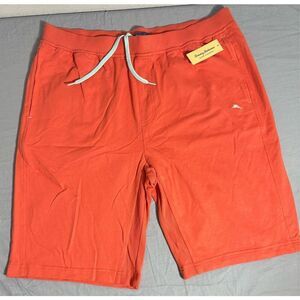 Tommy Bahama Cotton Woven Jam Shorts Men’s XL Orange Drawstring Sweat shorts